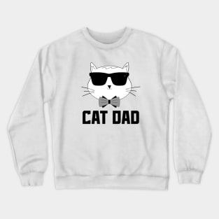 Best Cat Dad Ever Cat Daddy Father's Day Gift Crewneck Sweatshirt